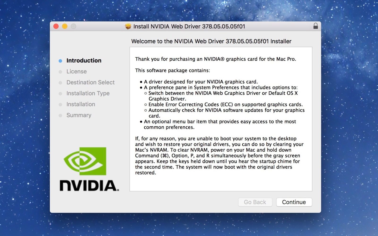 Nvidia Drivers For Mac Os